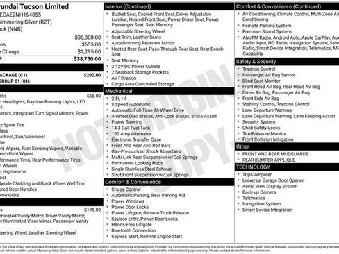 Used 2022 Hyundai Tucson Limited w/ Cargo Package image 9