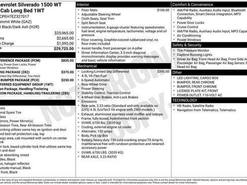 Used 2014 Chevrolet Silverado 1500 W/T w/ WT Convenience Package RWD image 3