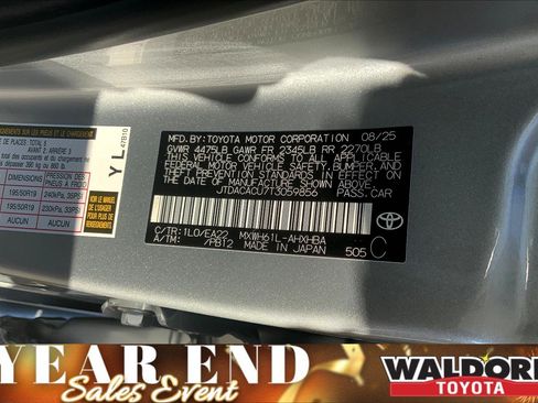 New 2026 Toyota Prius Plug-In Hybrid image 17