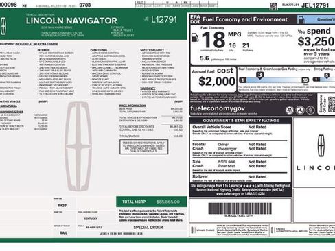 Used 2018 Lincoln Navigator Reserve w/ Technology Package image 8