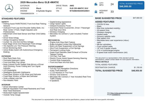 Used 2025 Mercedes-Benz GLB 250 4MATIC image 6