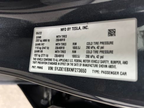 Used 2022 Tesla Model 3 Long Range image 4