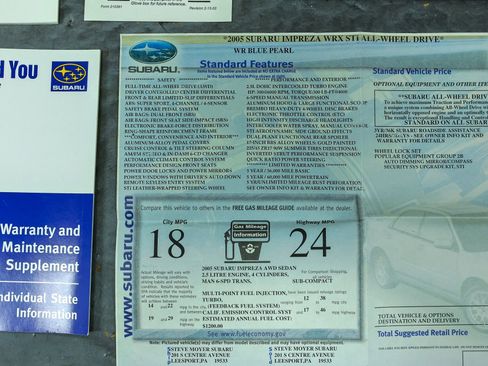 Used 2005 Subaru Impreza WRX STI image 93