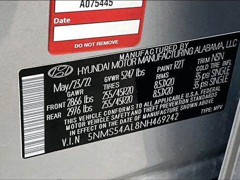 Used 2022 Hyundai Santa Fe Calligraphy image 33