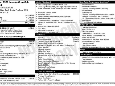 Used 2016 RAM 1500 Laramie w/ Convenience Group AWD/4WD image 2