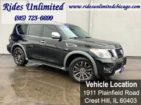 Used 2017 Nissan Armada Platinum w/ Interior Lighting Package image 6