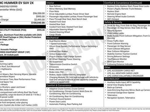 Used 2025 GMC Hummer EV 2X w/ LPO, Cargo Utility Package AWD/4WD image 49