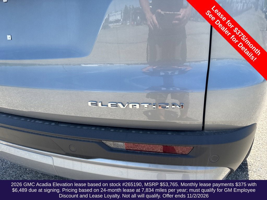 New 2026 GMC Acadia Elevation w/ Elevation Premium Package FWD image 14