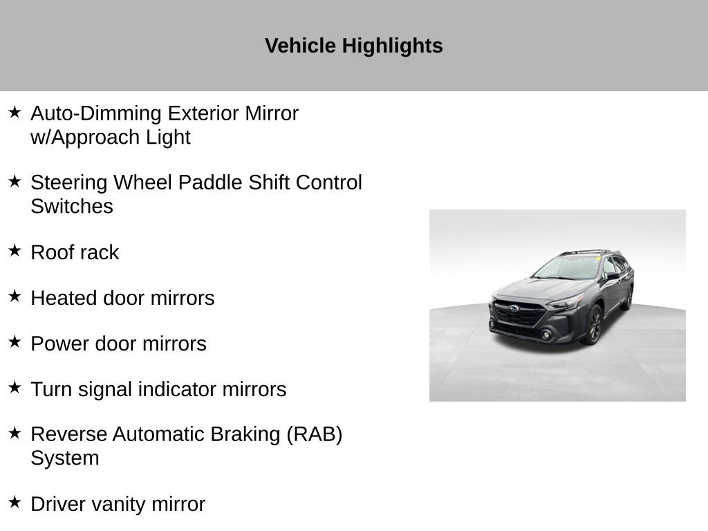 Used 2023 Subaru Outback Onyx Edition XT AWD/4WD image 17