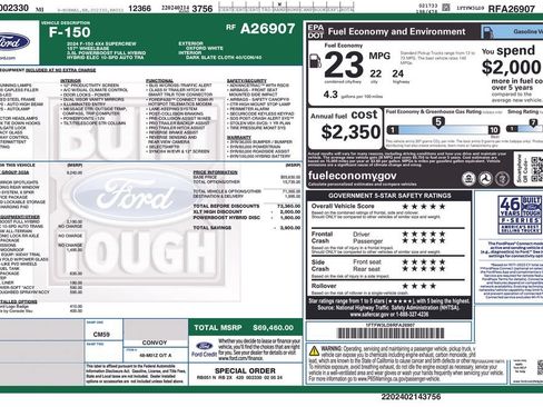 Used 2024 Ford F150 XLT w/ Equipment Group 303A High AWD/4WD image 5