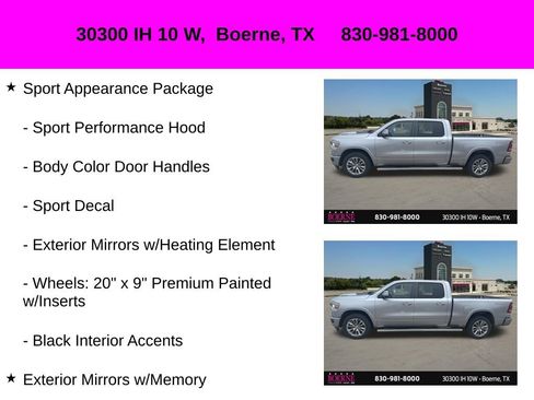 Used 2022 RAM 1500 Laramie w/ Sport Appearance Package RWD image 19