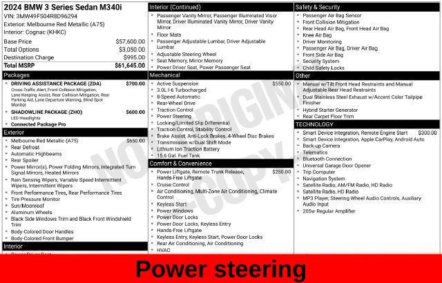 Used 2024 BMW M340i w/ Driving Assistance Package RWD image 41
