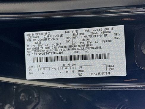 New 2026 Ford F250 XLT w/ FX4 Off-Road Package AWD/4WD image 35