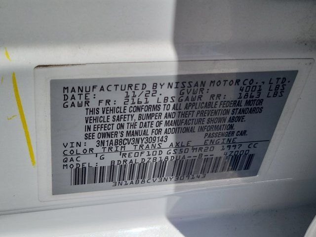 Certified 2022 Nissan Sentra SV w/ All-Weather Package FWD image 30
