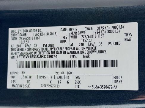 Used 2018 Ford F150 XLT w/ Equipment Group 302A Luxury image 30