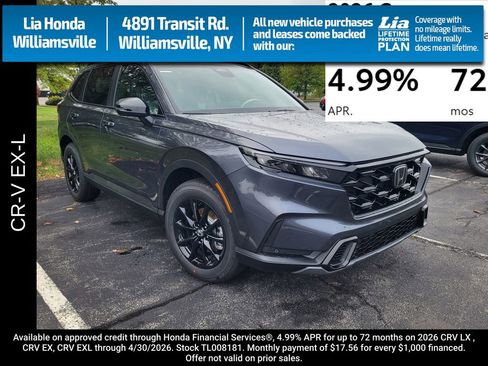 New 2026 Honda CR-V EX-L image 1