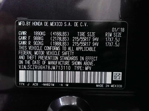 Certified 2018 Honda HR-V EX-L image 31