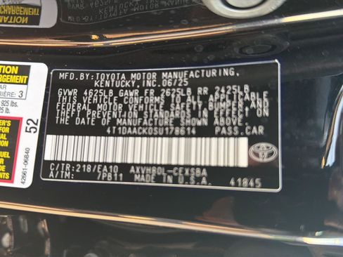 Used 2025 Toyota Camry SE w/ Multimedia Upgrade Package FWD image 39