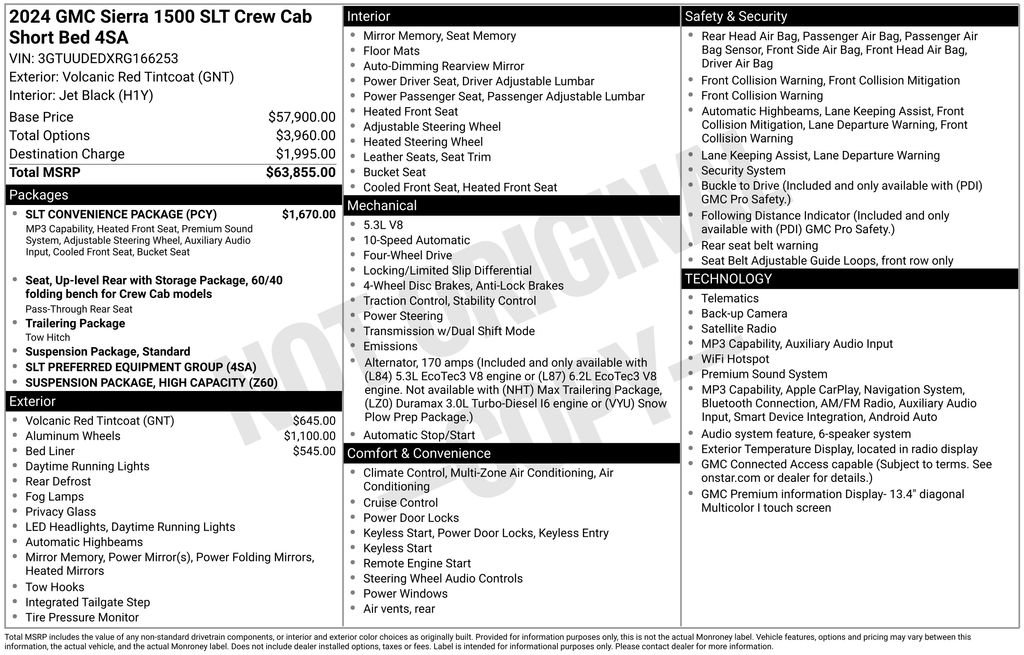 Used 2024 GMC Sierra 1500 SLT w/ SLT Convenience Package AWD/4WD image 25