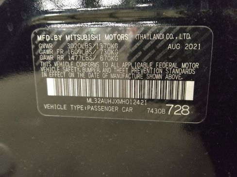 Used 2021 Mitsubishi Mirage LE FWD image 33