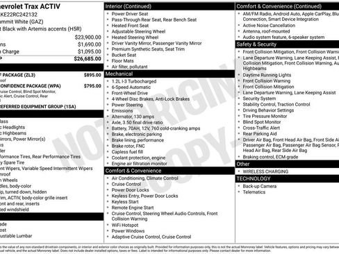 Used 2024 Chevrolet Trax ACTIV w/ Sunroof Package image 3