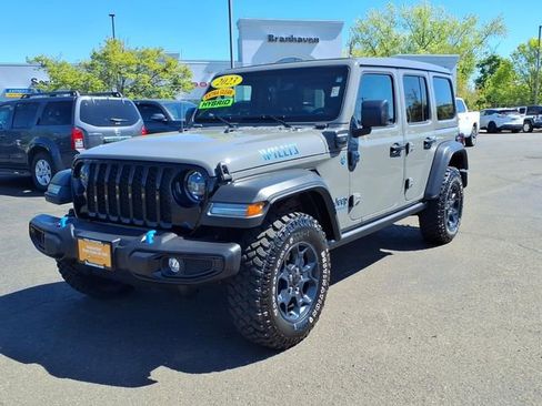 Certified 2023 Jeep Wrangler Unlimited w/ Sun & Screen Package AWD/4WD image 3