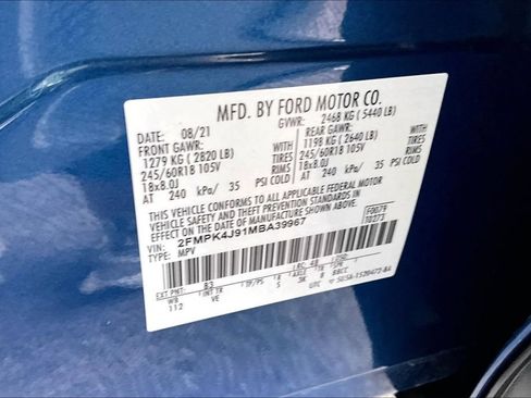 Used 2021 Ford Edge SEL w/ Convenience Package AWD/4WD image 44