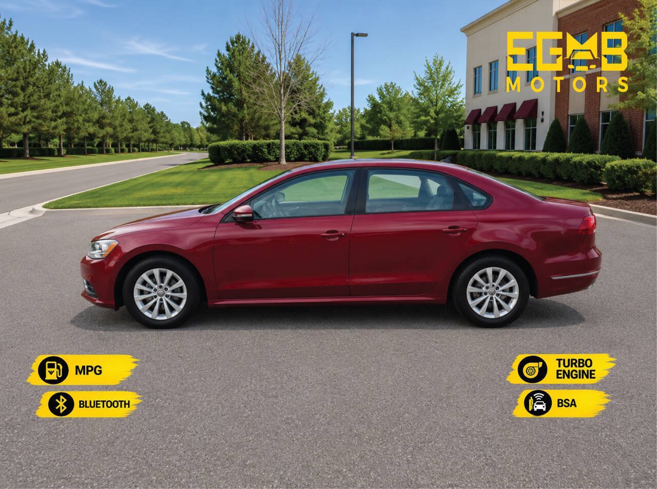 Used 2018 Volkswagen Passat 2.0T S w/ Driver Assistance Package FWD image 2