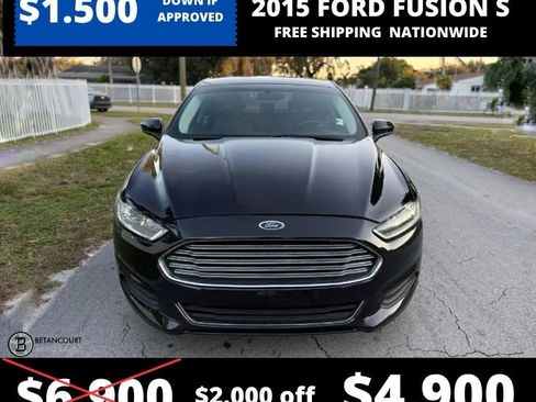 Used 2015 Ford Fusion S image 1
