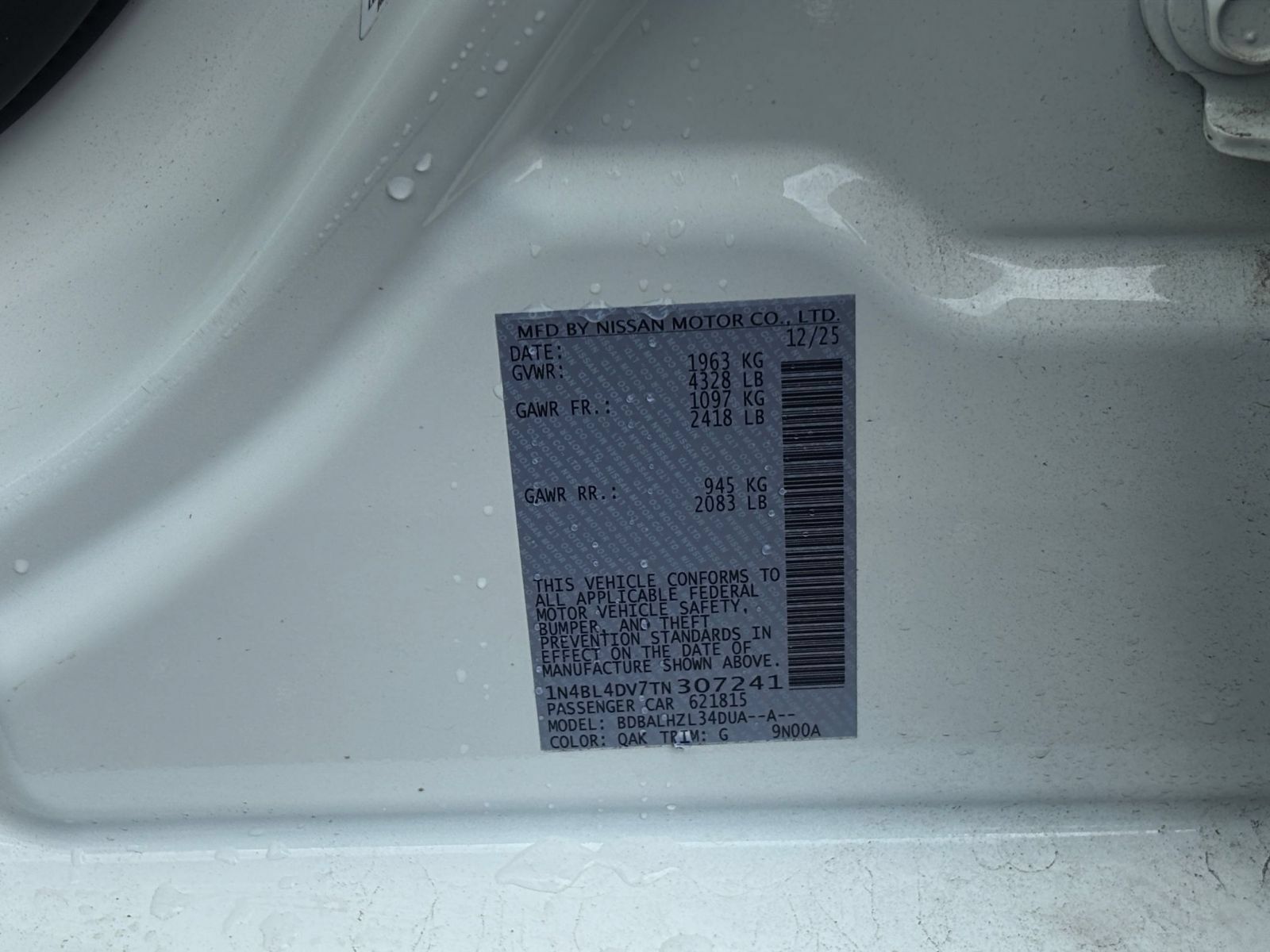 Used 2026 Nissan Altima 2.5 SV FWD image 28