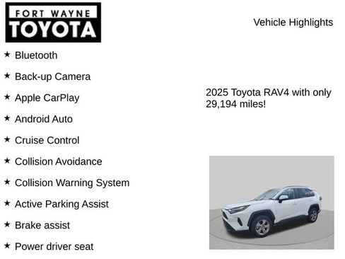 Used 2025 Toyota RAV4 XLE AWD/4WD image 7