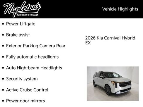 New 2026 Kia Carnival EX image 16