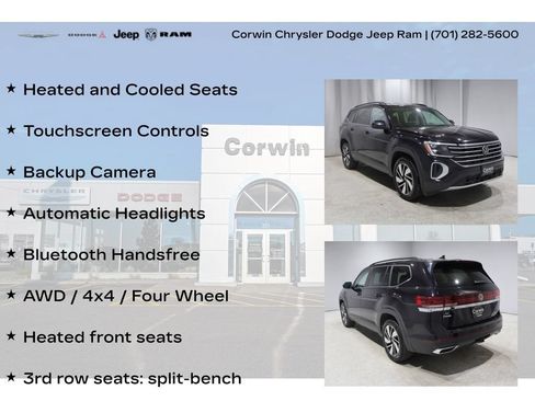 Used 2025 Volkswagen Atlas SE AWD/4WD image 8