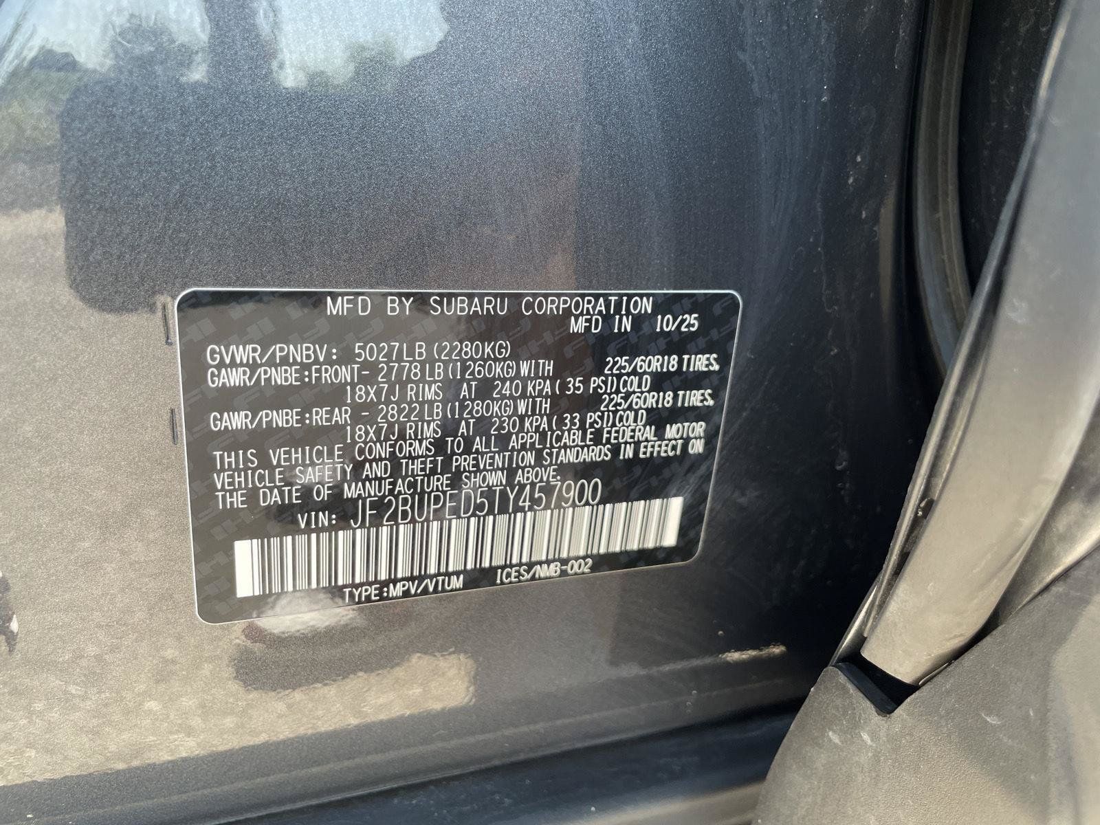 Certified 2026 Subaru Outback Touring AWD/4WD image 23