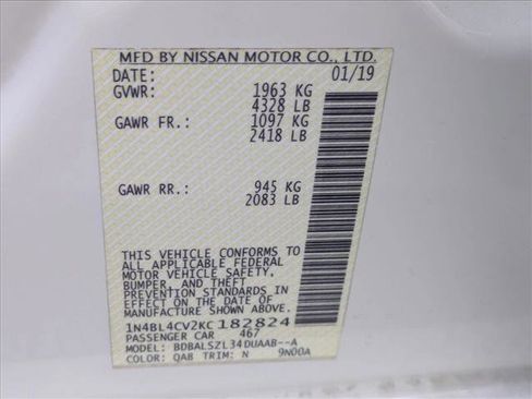 Used 2019 Nissan Altima 2.5 SR w/ SR Premium Package image 23