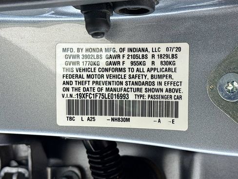 Certified 2020 Honda Civic EX-L image 35
