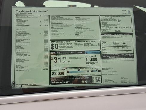 New 2026 BMW 330i Sedan w/ Convenience Package RWD image 32