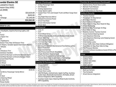 New 2026 Hyundai Elantra SE FWD image 35