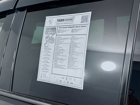 Used 2022 Honda Ridgeline Black Edition image 12