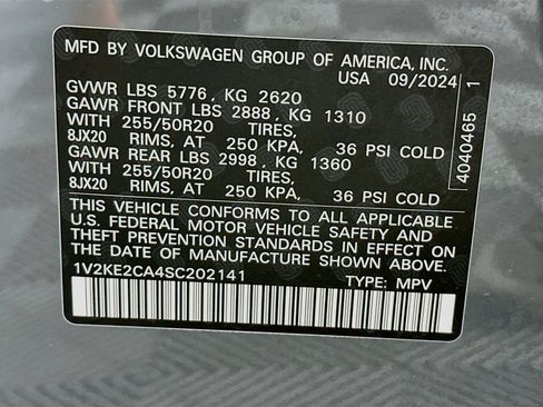 Used 2025 Volkswagen Atlas Cross Sport SE w/ Panoramic Sunroof Package AWD/4WD image 36