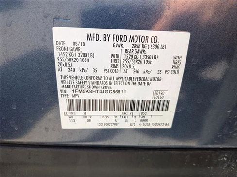 Used 2018 Ford Explorer Platinum AWD/4WD image 16