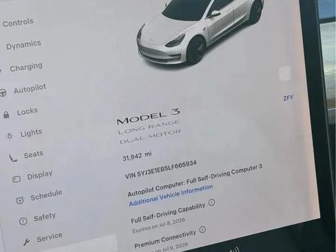 Used 2020 Tesla Model 3 Long Range AWD/4WD image 7