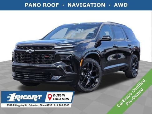 Certified 2024 Chevrolet Traverse RS w/ LPO, Floor Liner Package AWD/4WD image 1
