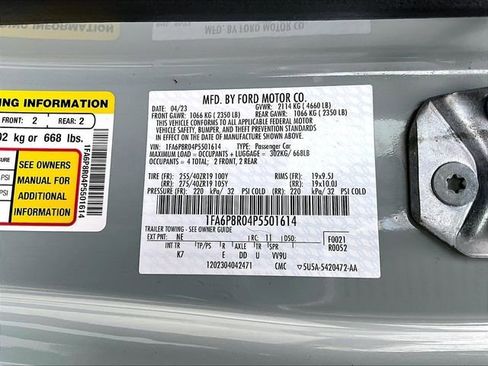 Used 2023 Ford Mustang Mach 1 w/ Equipment Group 700A RWD image 33