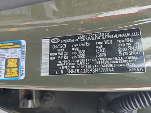 Used 2025 Hyundai Tucson SEL AWD/4WD image 35