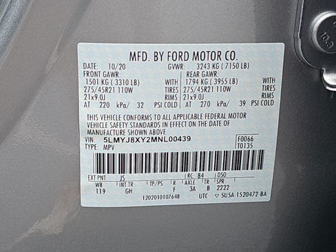 Used 2021 Lincoln Aviator Grand Touring w/ Equipment Group 302A AWD/4WD image 39