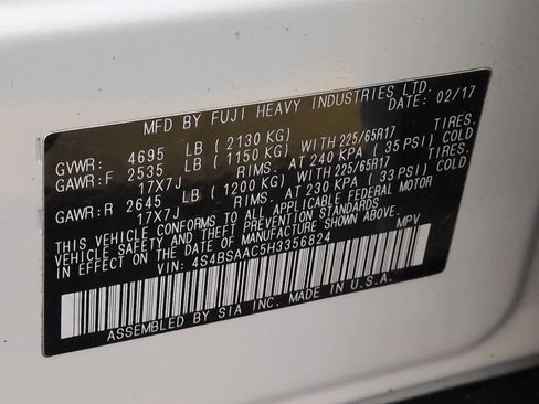 Used 2017 Subaru Outback 2.5i image 36