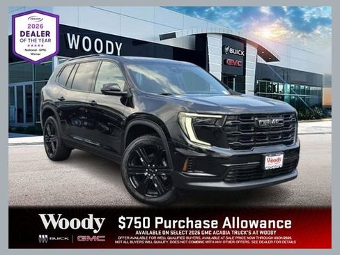 New 2026 GMC Acadia Elevation w/ Black Edition image 1