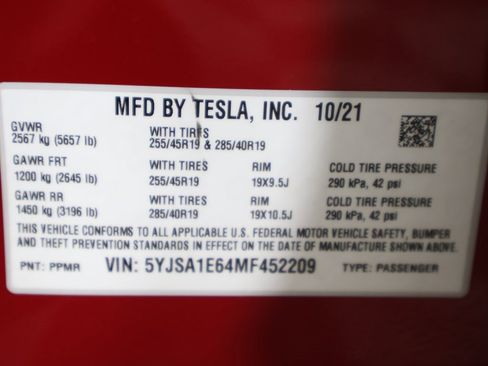Used 2021 Tesla Model S Plaid image 53