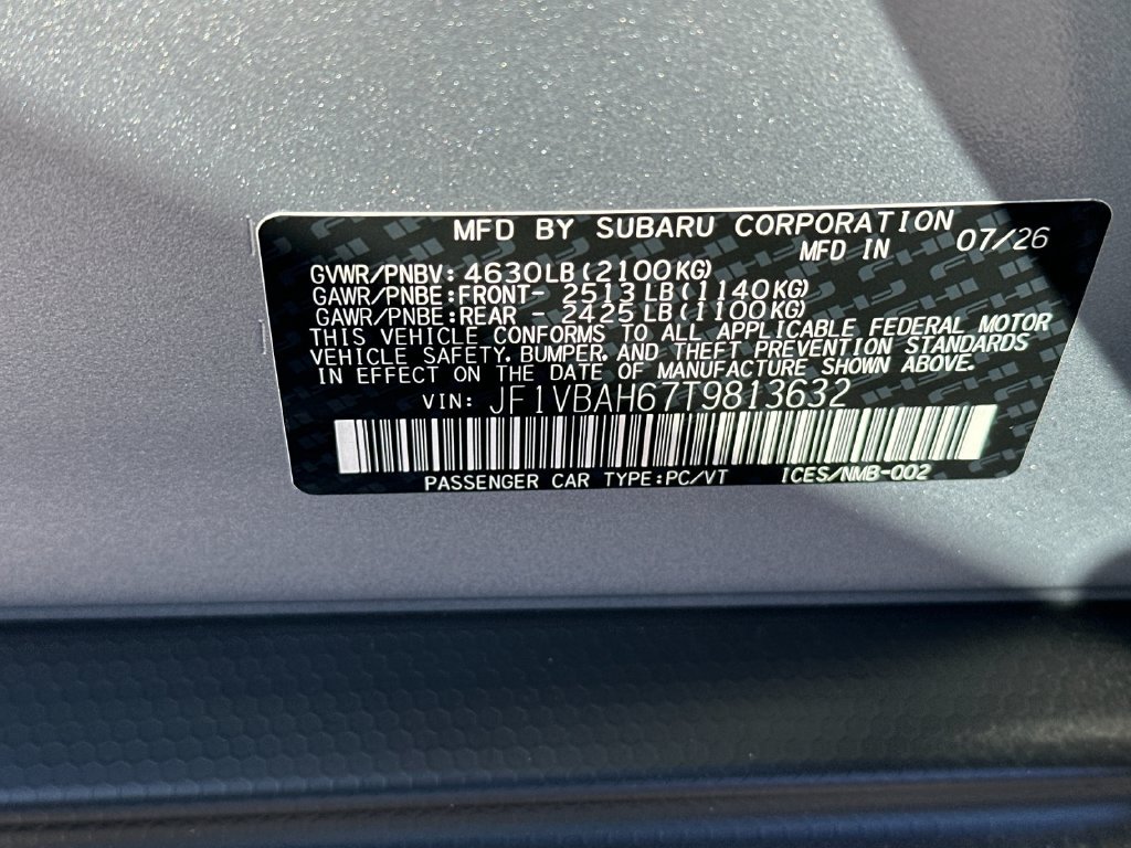 New 2026 Subaru WRX Premium AWD/4WD image 31